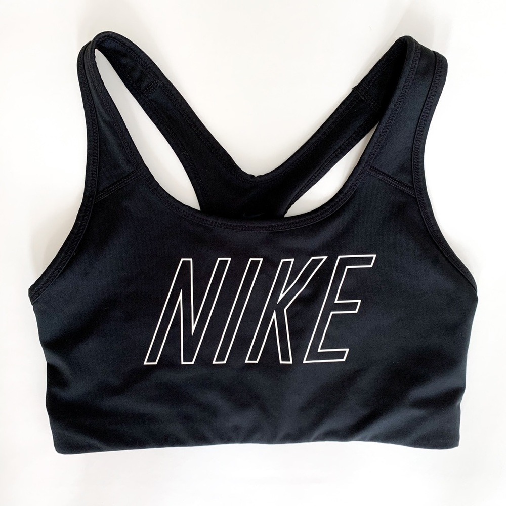 Nike Graphic Black Dri-Fit Sports Bra